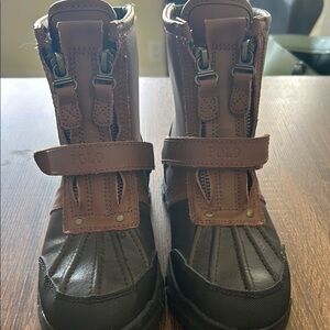 Polo by Ralph Lauren Kids Brown and Black Boots